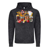 Vintage Arctic School Bus Coffee Cups Vintage Hoodie - FaDigitalArtStudio