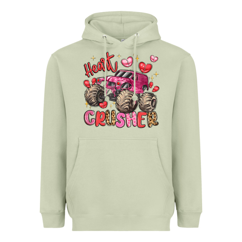 Name Monster Truck Heartbreaker Heavyweight Hoodie by LillyAllenDesigns | Teevron