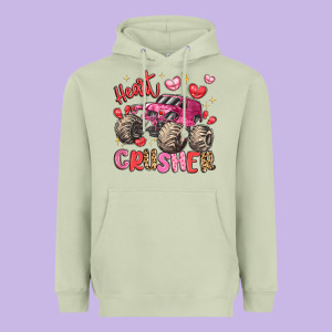 Name Monster Truck Heartbreaker Heavyweight Hoodie Designed By Lillyallendesigns