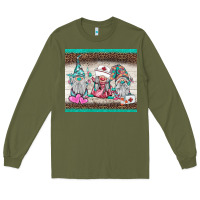 Army Green nurse gnomies tumbler Long Sleeve Tee - BarkalooDesign
