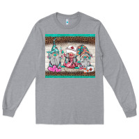 Heather Grey nurse gnomies tumbler Long Sleeve Tee - BarkalooDesign