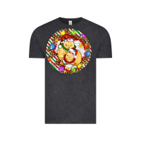 Vintage Black Christmas chick Vintage Tee - Artiststas