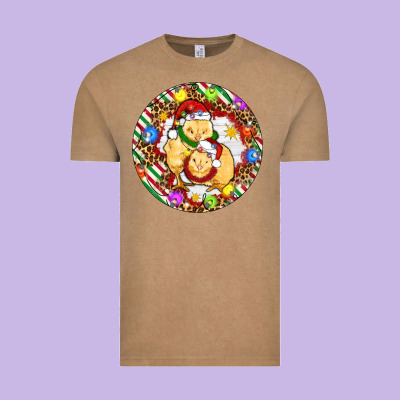 Christmas Chick Vintage Tee Designed By Artiststas