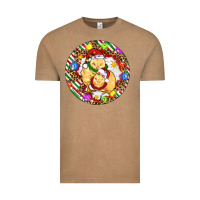 Vintage Coffee Christmas chick Vintage Tee - Artiststas