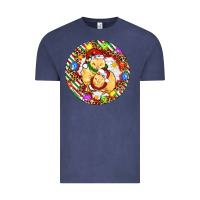Vintage Denim Christmas chick Vintage Tee - Artiststas
