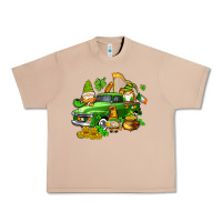Burro st patricks gnomes  with farm truck Urban Heavy Tee - AdoDesignShop