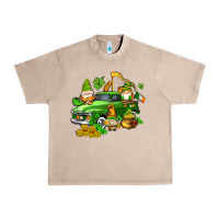 French Oak st patricks gnomes  with farm truck Urban Heavy Tee - AdoDesignShop