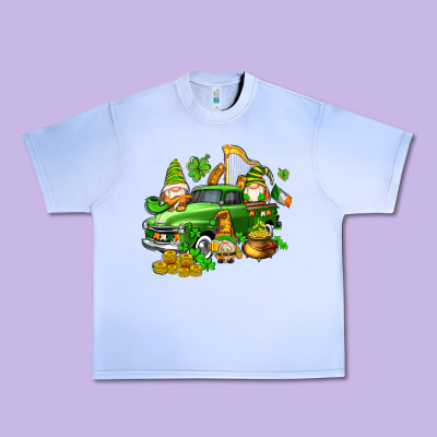 St Patricks Gnomes  With Farm Truck Urban Heavy Tee Designed By Adodesignshop