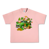Salmon st patricks gnomes  with farm truck Urban Heavy Tee - AdoDesignShop