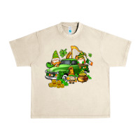 Sandshell st patricks gnomes  with farm truck Urban Heavy Tee - AdoDesignShop