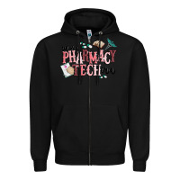 Black in my pharmacy tech era Zipper Hoodie - MaliasSmallBusiness