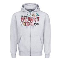 Heather Grey in my pharmacy tech era Zipper Hoodie - MaliasSmallBusiness