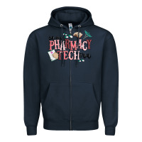 Navy in my pharmacy tech era Zipper Hoodie - MaliasSmallBusiness