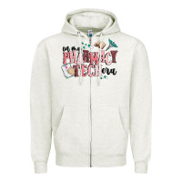 Oatmeal Heather in my pharmacy tech era Zipper Hoodie - MaliasSmallBusiness