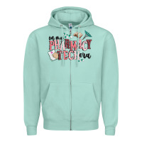 Seafoam in my pharmacy tech era Zipper Hoodie - MaliasSmallBusiness