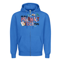 True Royal in my pharmacy tech era Zipper Hoodie - MaliasSmallBusiness