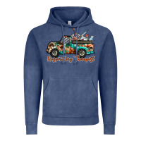 Vintage Denim respiratory therapist truck Vintage Hoodie - RacoonDesign
