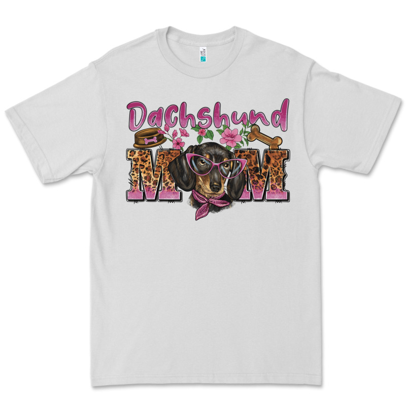 Dachshund Mom Premium Tee by BarkalooDesign | Teevron
