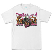 White dachshund mom Premium Tee - BarkalooDesign