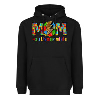 Black empowering autism mom life Heavyweight Hoodie - LillyAllenDesigns