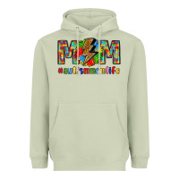 Matcha empowering autism mom life Heavyweight Hoodie - LillyAllenDesigns