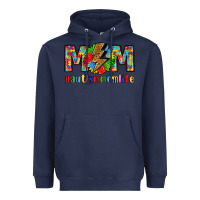Navy empowering autism mom life Heavyweight Hoodie - LillyAllenDesigns