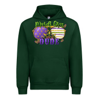Forest Green mardi gras dude Urban Hoodie - CowGirlArtShop