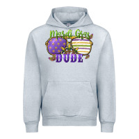Heather Grey mardi gras dude Urban Hoodie - CowGirlArtShop