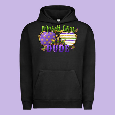 Mardi Gras Dude Urban Hoodie Designed By Cowgirlartshop