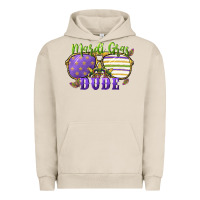 Pigment French Oak mardi gras dude Urban Hoodie - CowGirlArtShop
