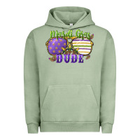 Pigment Oil Green mardi gras dude Urban Hoodie - CowGirlArtShop