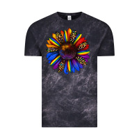 Cloud Black pride sunflower Vintage Tee - JahusDesignShop