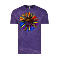 Cloud Purple pride sunflower Vintage Tee - JahusDesignShop
