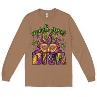 Toasted Coconut mardi gras diva Long Sleeve Tee - Jasminsmagicworld