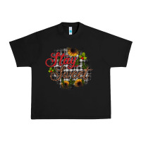 Black stay sweet wood slice ornament Urban Heavy Tee - JahusDesignShop