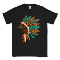 Black native american indian headdress Classic Tee - Artiststas
