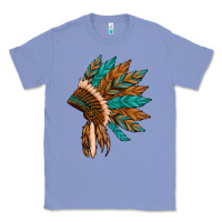 Colony Blue native american indian headdress Classic Tee - Artiststas