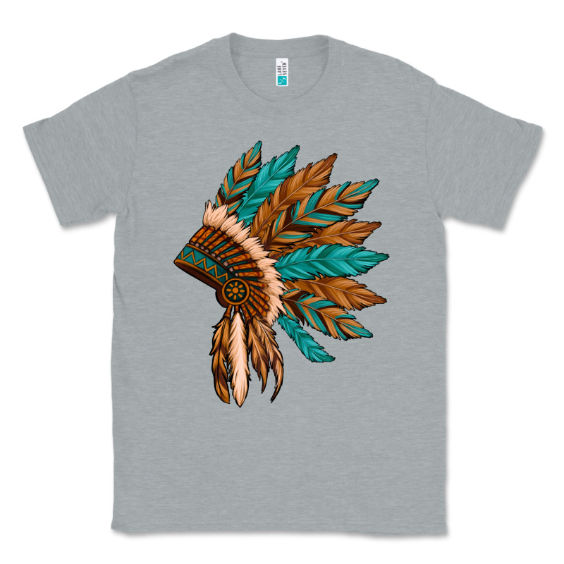 Native American Indian Headdress Classic Tee by Artiststas | Teevron