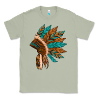 Matcha native american indian headdress Classic Tee - Artiststas