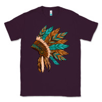 Plum native american indian headdress Classic Tee - Artiststas