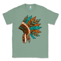 Sage native american indian headdress Classic Tee - Artiststas
