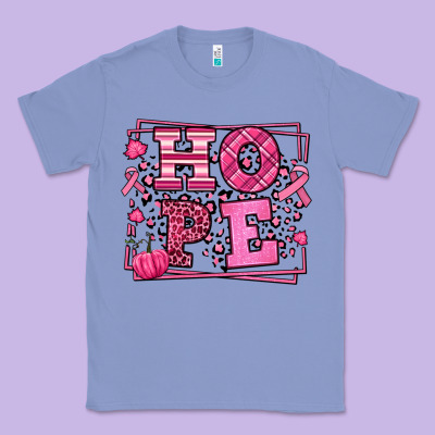 Hope Breast Cancer Awareness Fall Classic Tee Designed By Lillyallendesigns