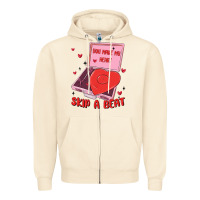 Sandshell heart record player Zipper Hoodie - MaliasSmallBusiness