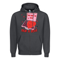 Smoke heart record player Zipper Hoodie - MaliasSmallBusiness