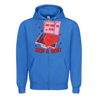 True Royal heart record player Zipper Hoodie - MaliasSmallBusiness