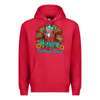 Cardinal happy turkey day sunflower Premium Hoodie - RanaPortraitStore