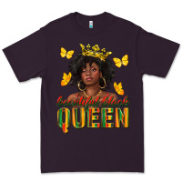 Plum beautiful black queen Premium Tee - texasbilliewilder