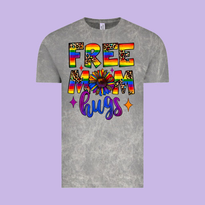 Free Mom Hugs Vintage Tee Designed By Jahusdesignshop