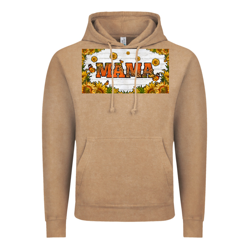 Sunflowers And Butterflies Mama License Plate Vintage Hoodie by HRA Design Shop | Teevron