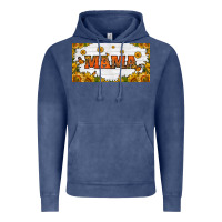 Vintage Denim sunflowers and butterflies mama license plate Vintage Hoodie - HRA Design Shop